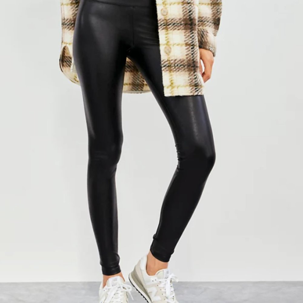ARITZIA LEATHER LEGGINGS - Daria Pant High-waisted Vegan Leather leggings